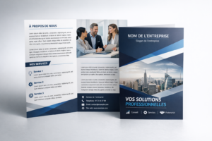 Conception déplient 2 volets