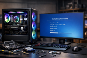 montage et installation système pc gamer